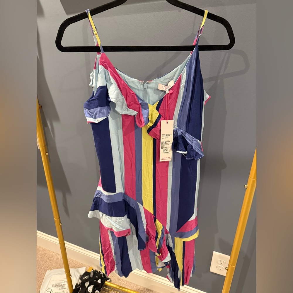 Parker Multicolor Striped Mini Dress